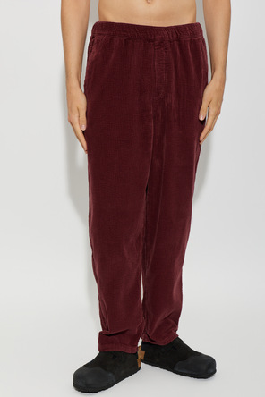 American Vintage pantaloni din catifea reiată