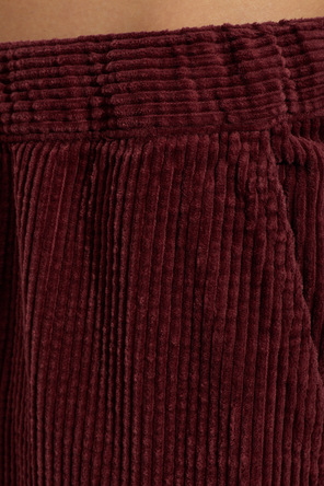 American Vintage pantaloni din catifea reiată