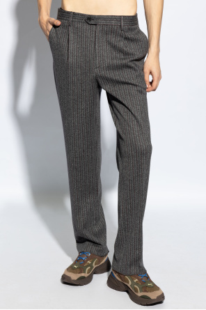 Etro Striped pattern trousers