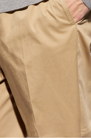 Etro Bawełniane spodnie w kant