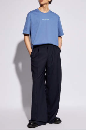 Wide pleat-front trousers od Etro