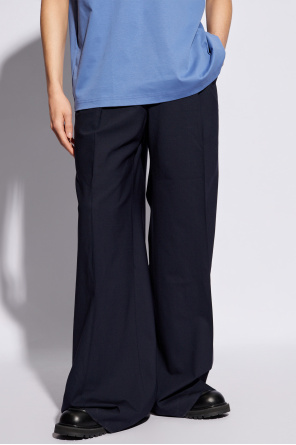 Etro Wide pleat-front trousers