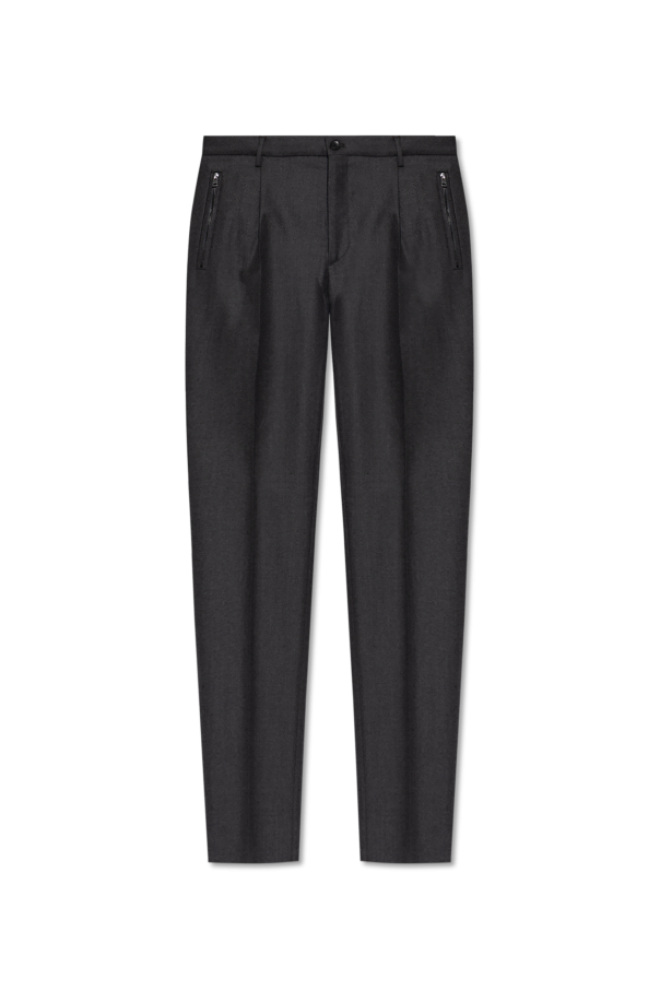 Wool trousers with crease od Etro