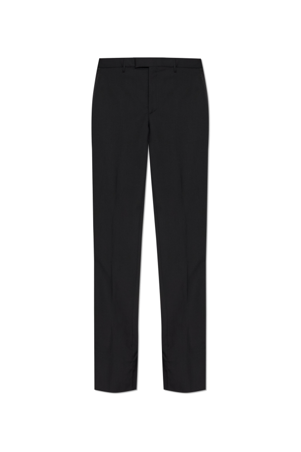 Wool trousers with side stripes od Etro