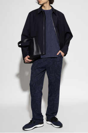 Wzorzyste spodnie w kant od Etro