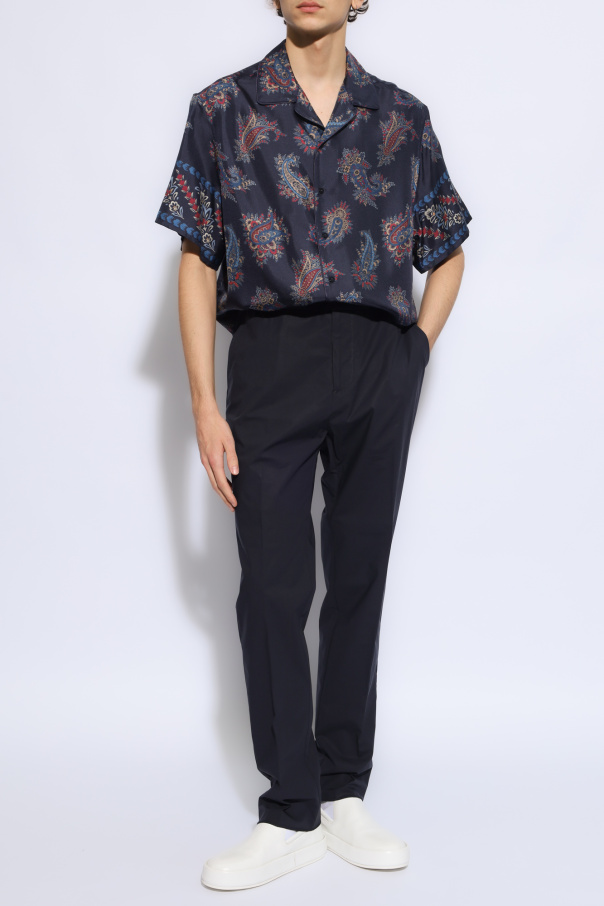Etro une trousers with tapered legs