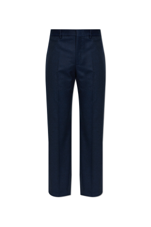 Pantalones de lana con raya marcada