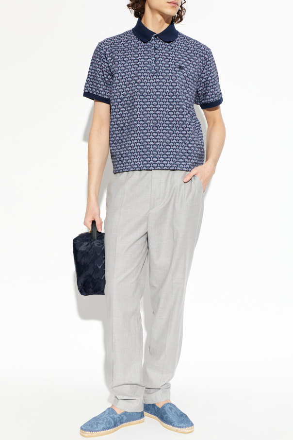 Etro Tapered-leg crease trousers