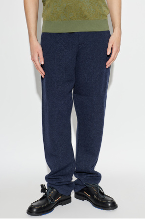 Etro Patterned loose-fit trousers