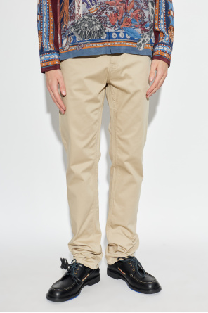 Etro Cotton trousers with tapered legs