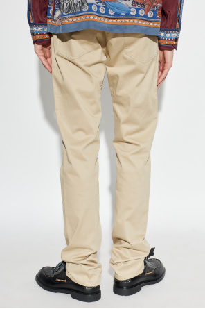 Etro Cotton trousers with tapered legs
