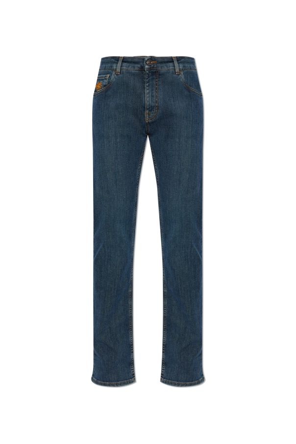 Jeans with tapered legs od Etro