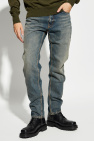 Etro BLUE Jeans with straight legs