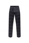 Casablanca Silk trousers with monogram