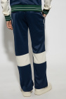 Wales Bonner NAVY BLUE ‘Kola’ sweatpants