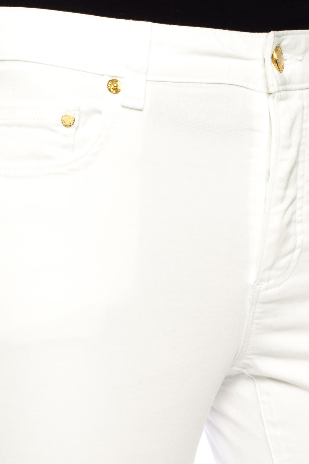 michael kors white flare jeans