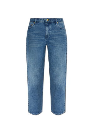 Straight-leg jeans