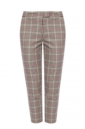 Checked trousers