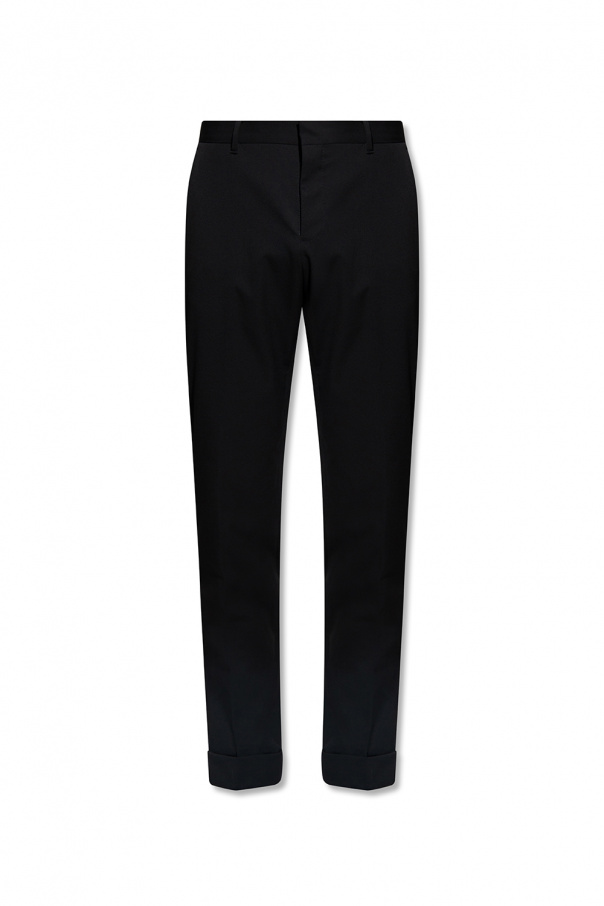 AllSaints ‘Myk’ pleat-front Keyhole trousers