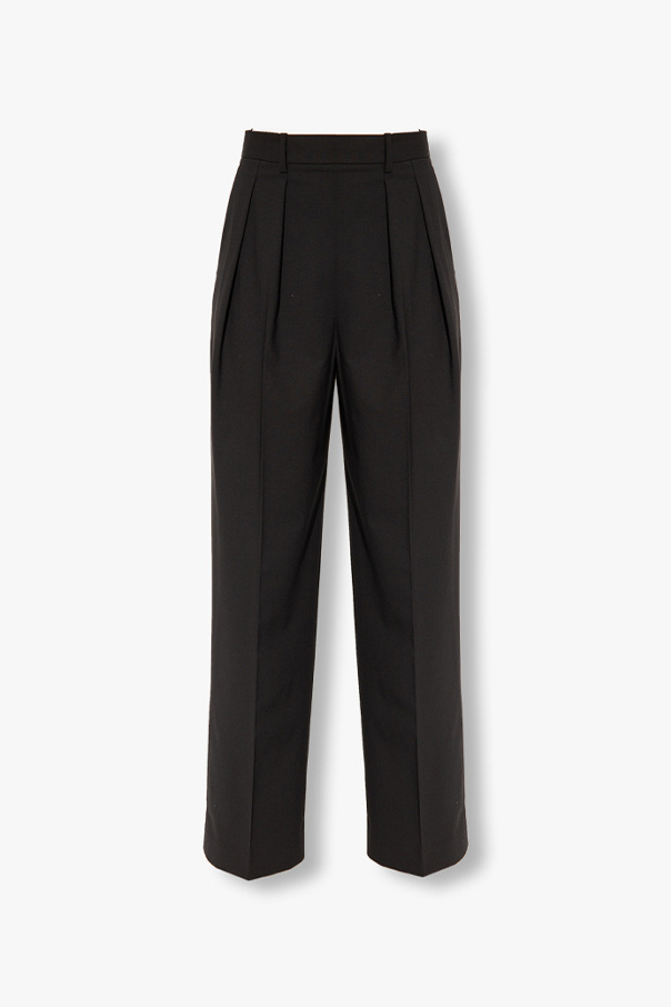 Black Pleat - front trousers Theory - ZIMMERMANN Lola Terry Towel  fringe-detail hooded dress Pink - IetpShops Japan