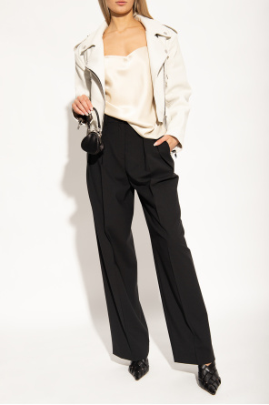 Pleat-front trousers od Theory