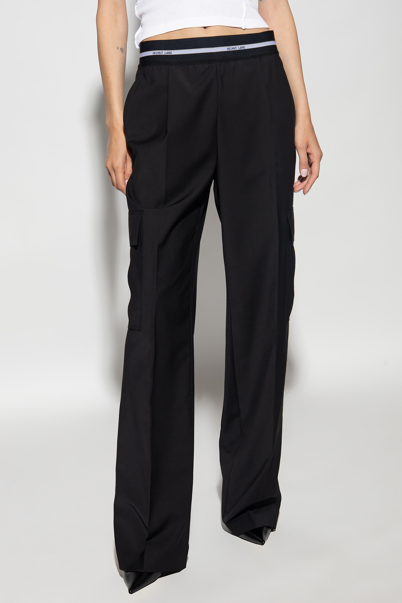 Helmut Lang Pleat-front cargo trousers