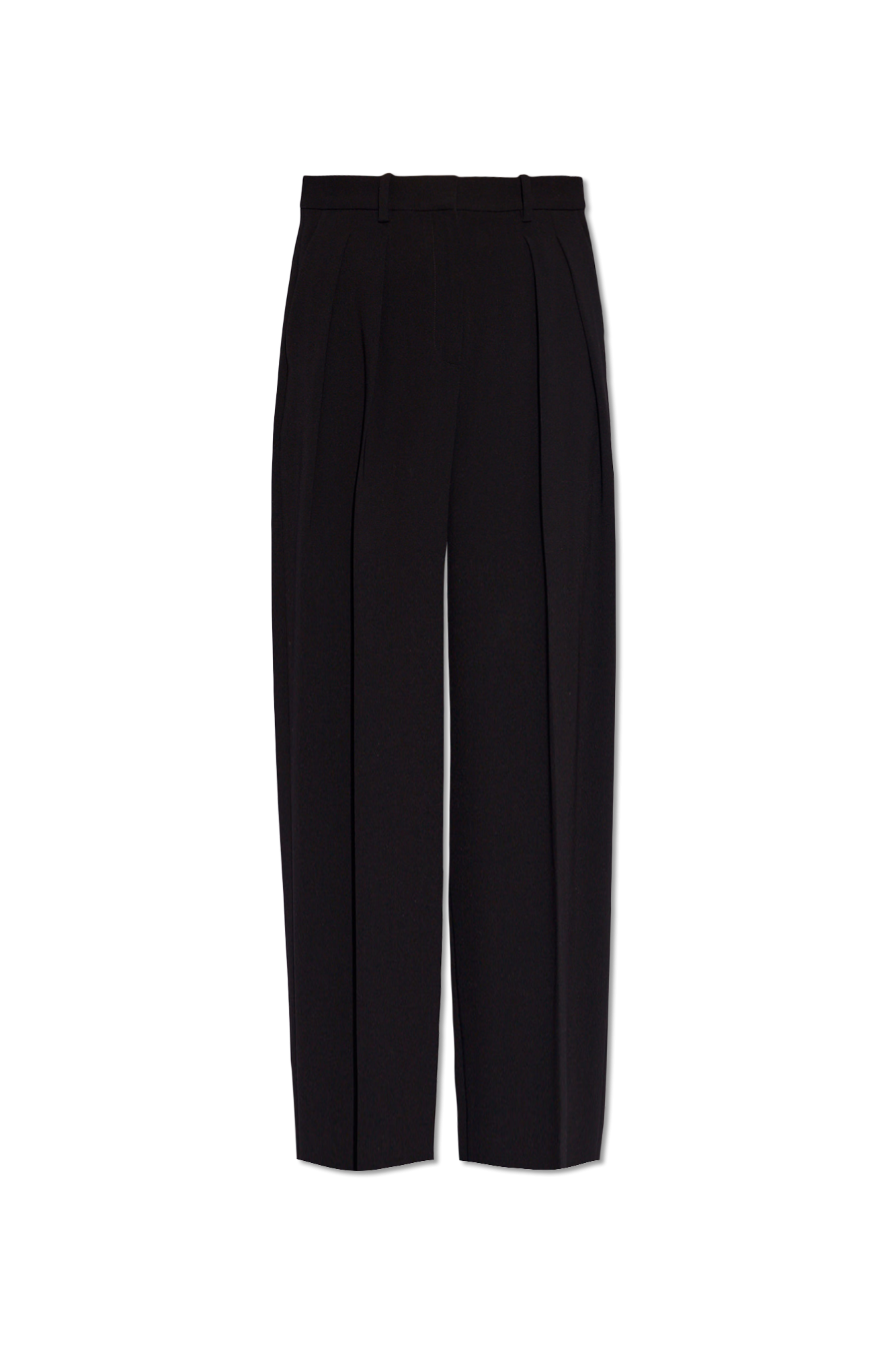 Theory Wide pleat-front trousers