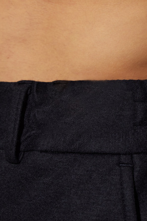 Eleventy Trousers with rolled-up legs