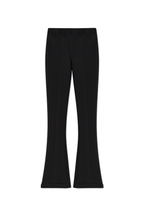 Flared-leg trousers