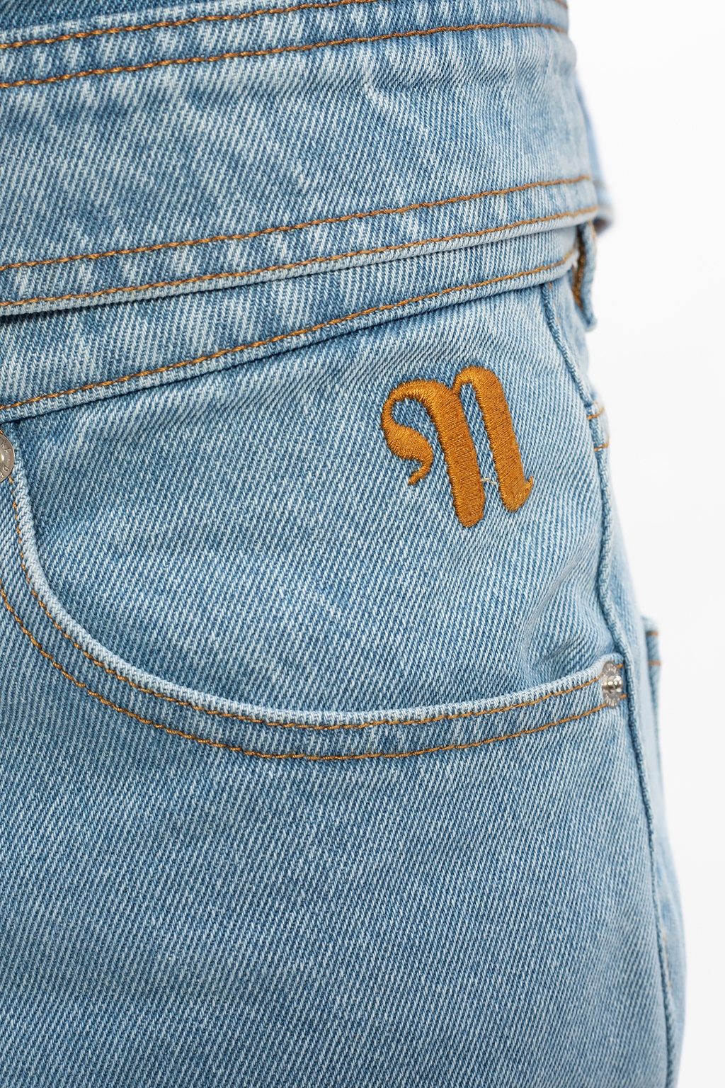 Nanushka ‘Ilya’ jeans with logo