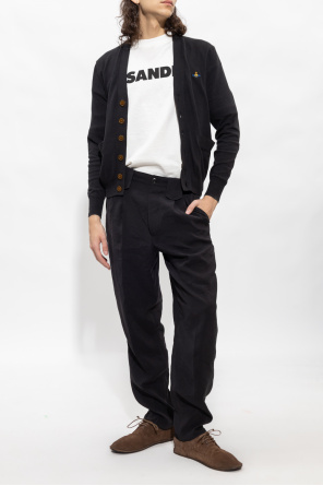 ‘mats’ pleat-front trousers od Nanushka