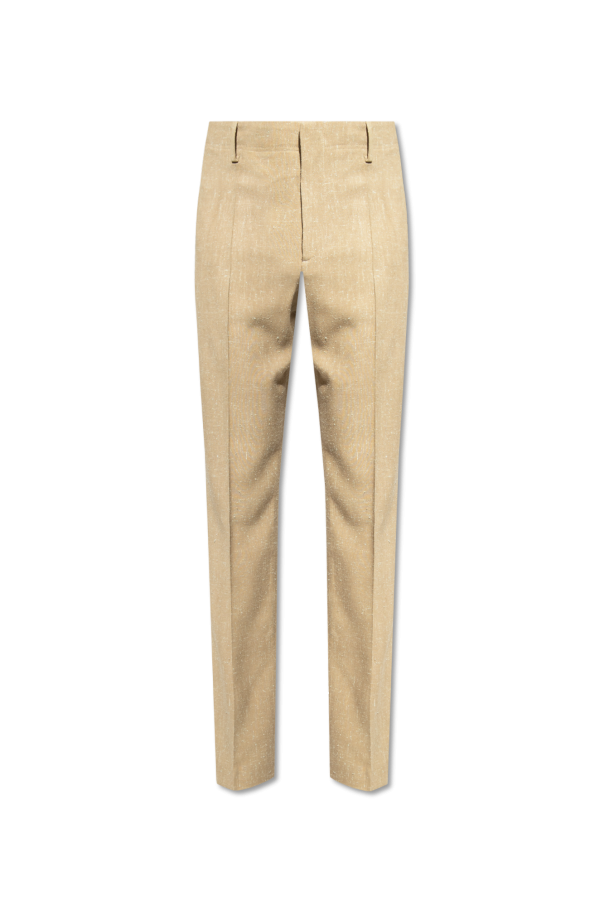 Nanushka ‘Loic’ pleat-front tweed trousers