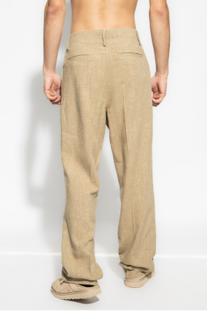 Nanushka ‘Loic’ pleat-front tweed trousers