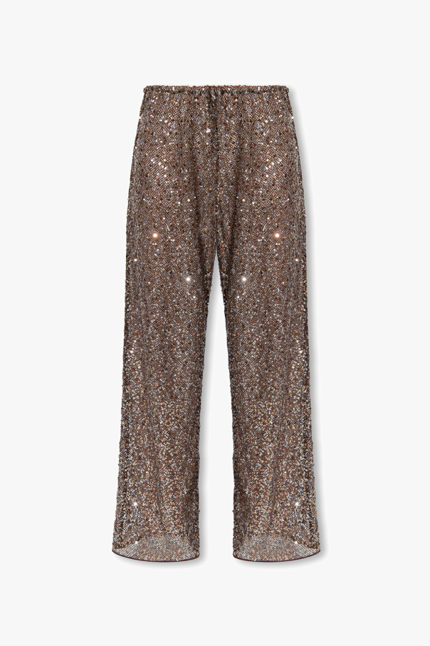 Oseree Sequinned trousers