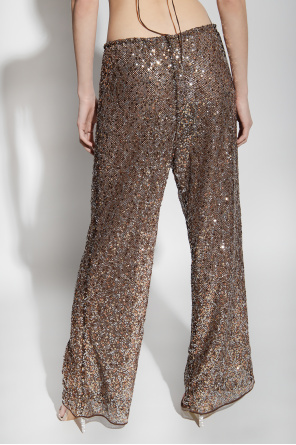 Oseree Sequinned trousers