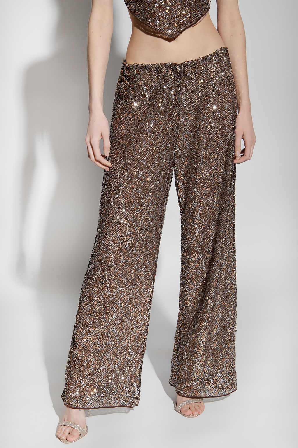 Oseree Sequinned trousers