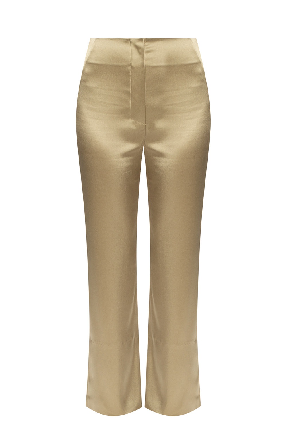 Nanushka Satin trousers with slits