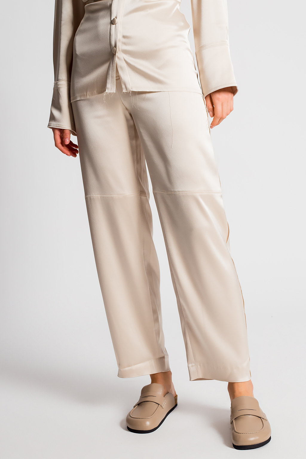 Nanushka Trousers with raw edge