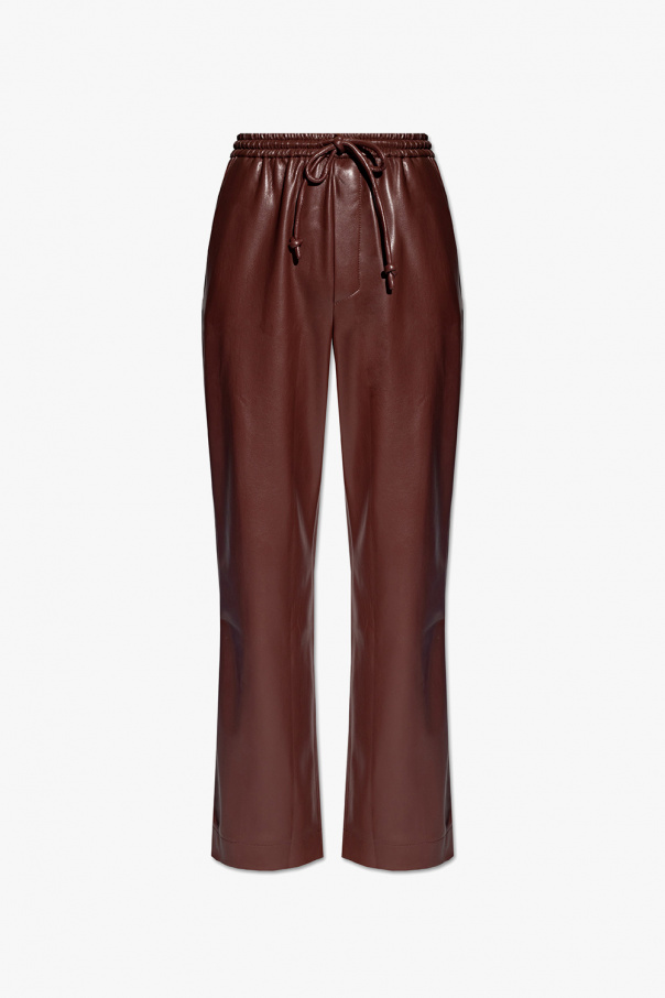 Nanushka ‘Calie’ trousers waistband in vegan leather