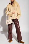 Nanushka BROWN ‘Calie’ trousers in vegan leather