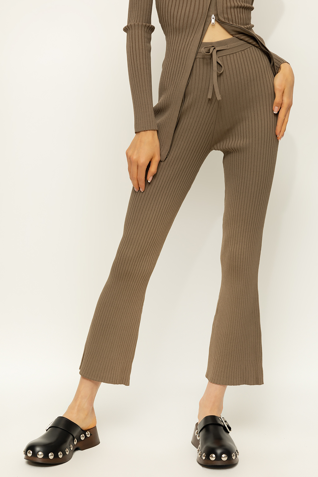 Nanushka ‘Lykke’ ribbed trousers