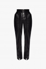 Nanushka BLACK ‘Masa’ trousers in vegan leather