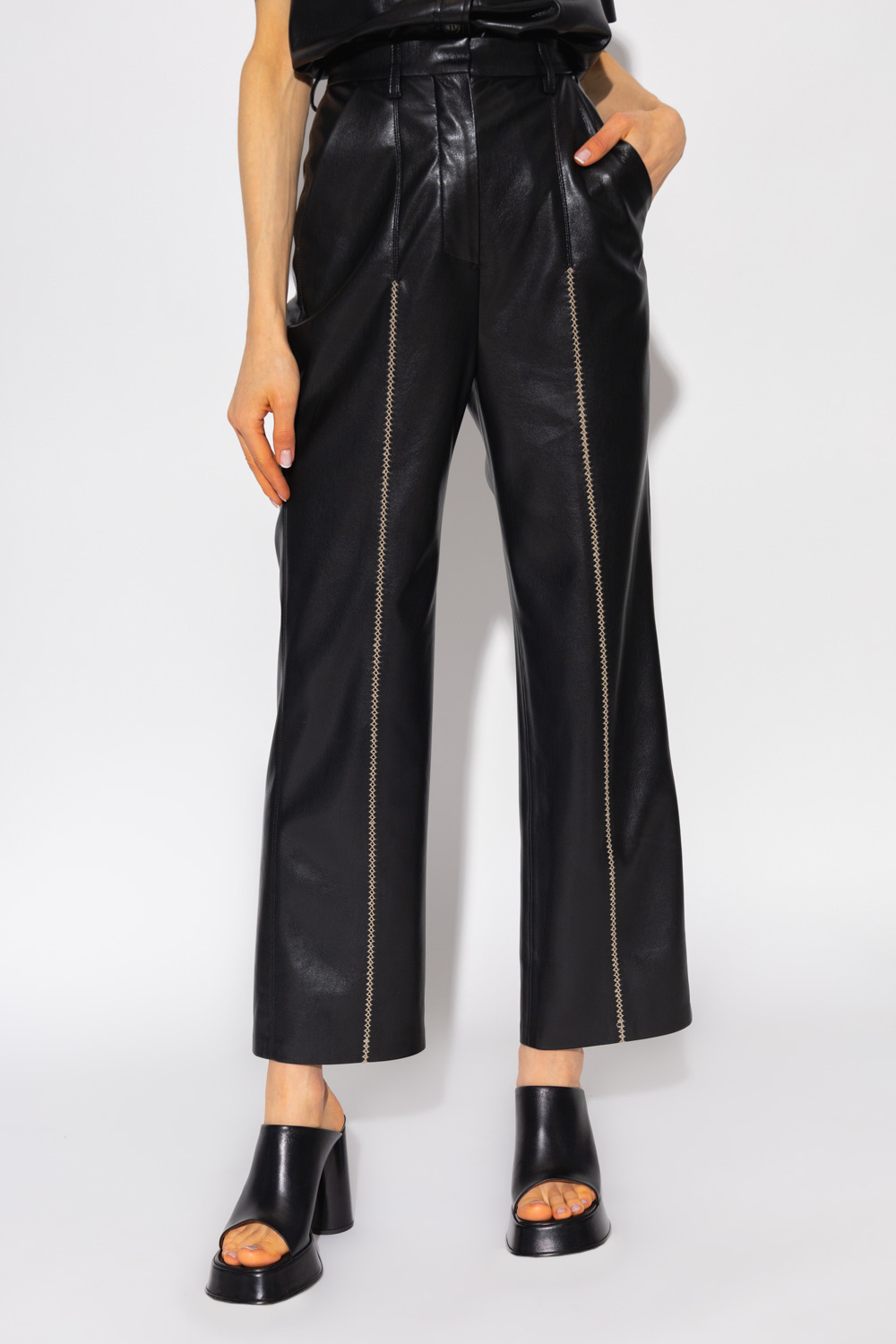 Nanushka ‘Lucee’ trousers in vegan leather