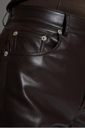 Nanushka Spodnie z wegańskiej skóry ‘Vinni’