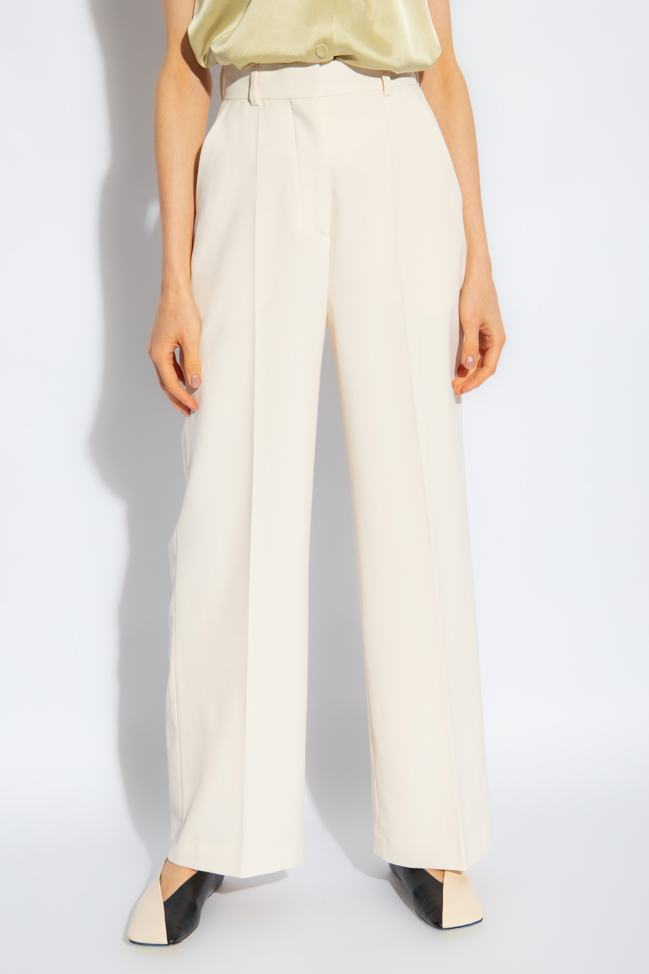 Nanushka ‘Lanai’ pleat-front trousers