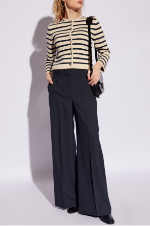 High-rise pleated trousers od Theory