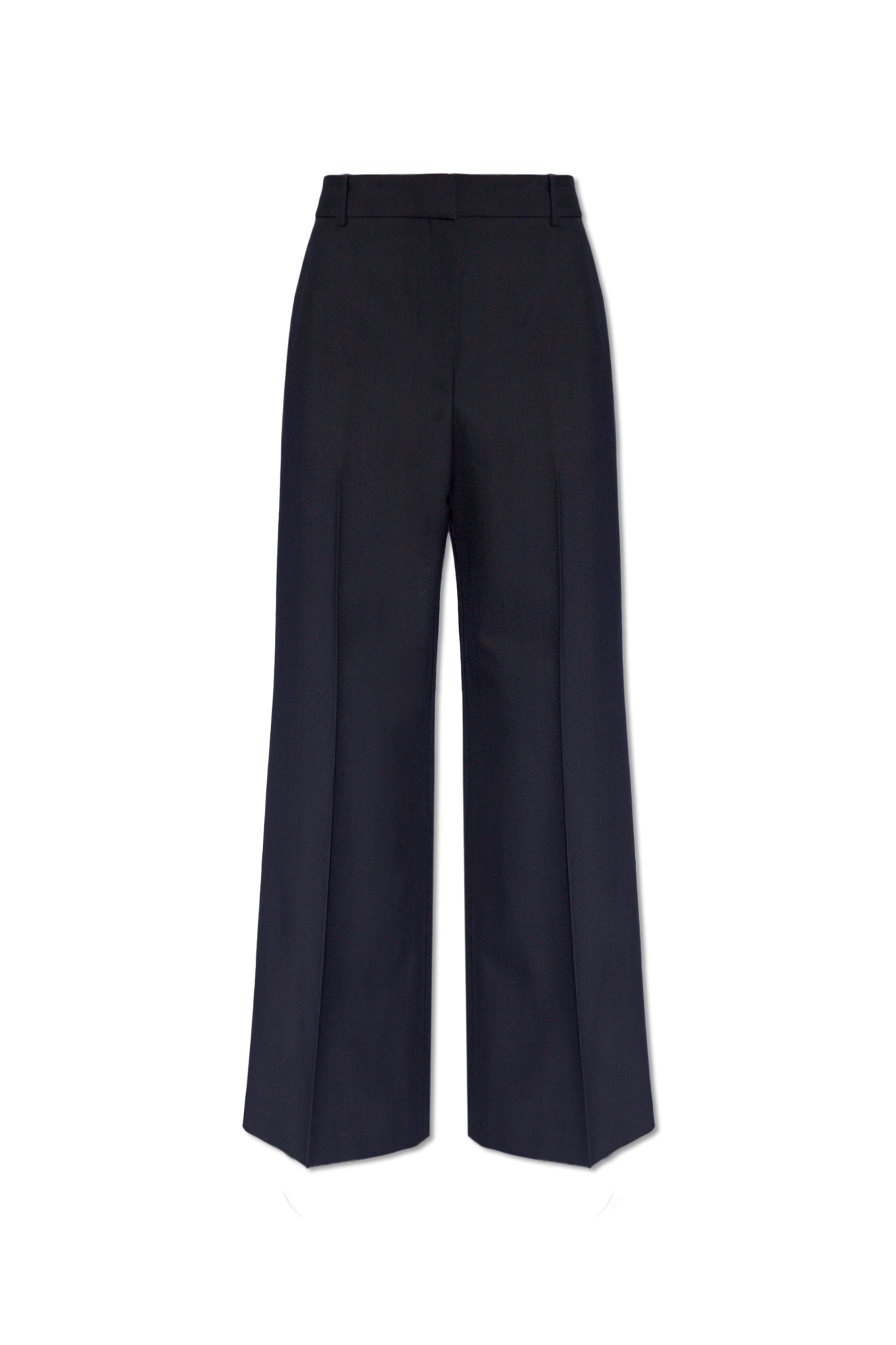 Theory High-waisted creased trousers