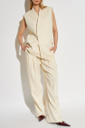 Helmut Lang cream Linen trousers