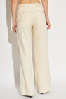 Helmut Lang cream Linen trousers