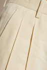 Helmut Lang cream Linen trousers
